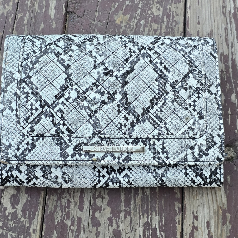 Steve Madden Black and White Women's Bag